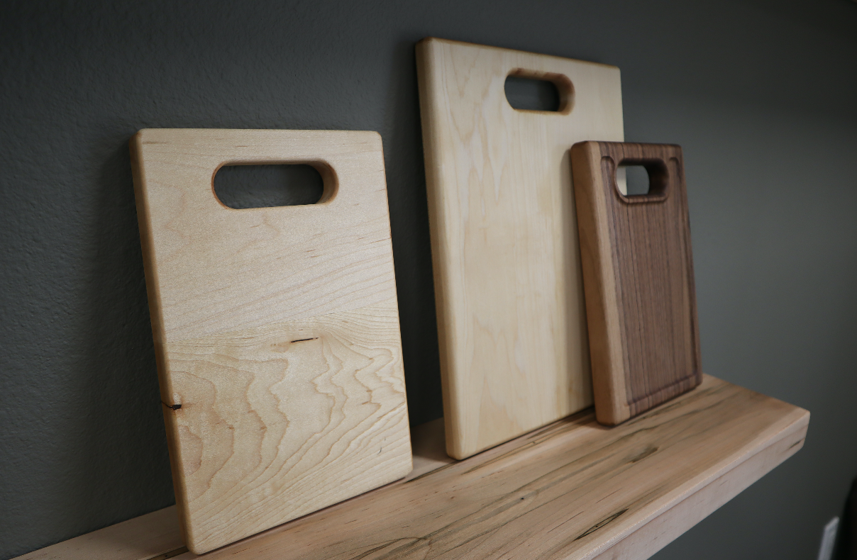 Maple + Walnut Cutting Boards